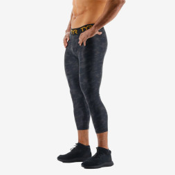 Тайтсы 3/4 TYR Men's Compression Crop- Blackout Camo