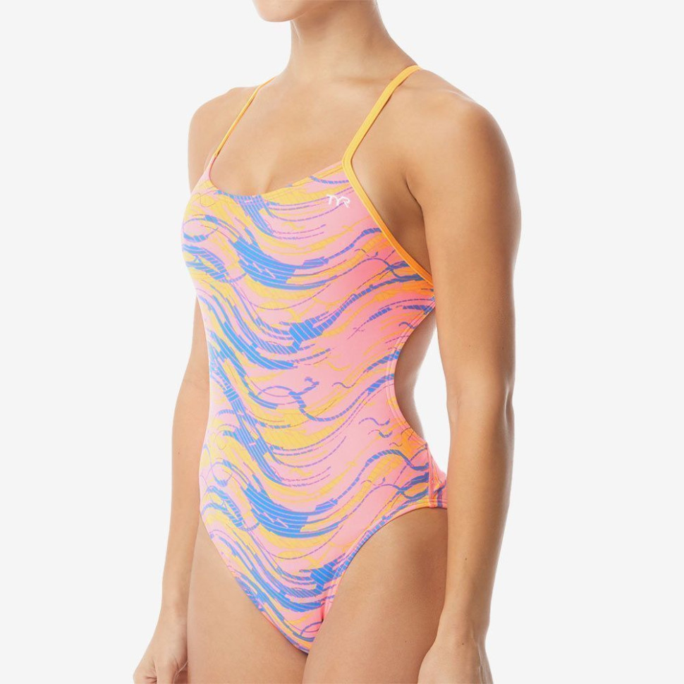 Купальник слитный TYR Wave Rider Cutoutfit