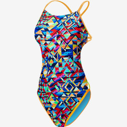 Купальник слитный TYR Mosaic Mojave Cutoutfit