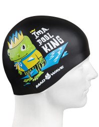Юниорская силиконовая шапочка POOL KING