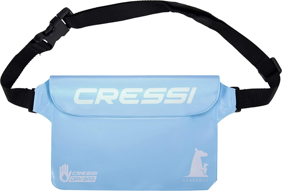 Сумка поясная CRESSI герметичная KANGAROO DRY POUCH светло-голубой, Cressi